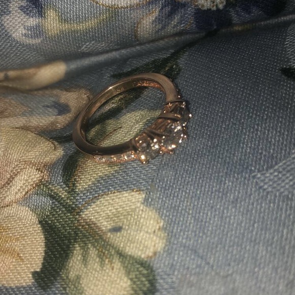 Rose Gold Diamond Engagement Ring - Picture 3 of 5